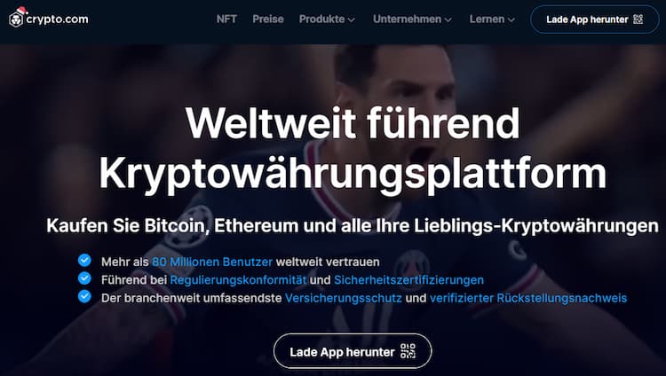 Crypto.com – bekanntester SPONGEv2 Broker