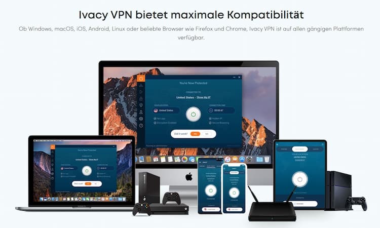 IvacyVPN auf alle geräte verwenden
