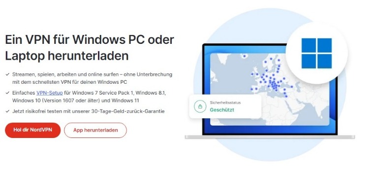Windows Nordvpn