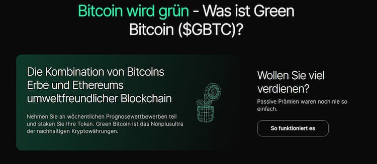 Was ist Green Bitcoin