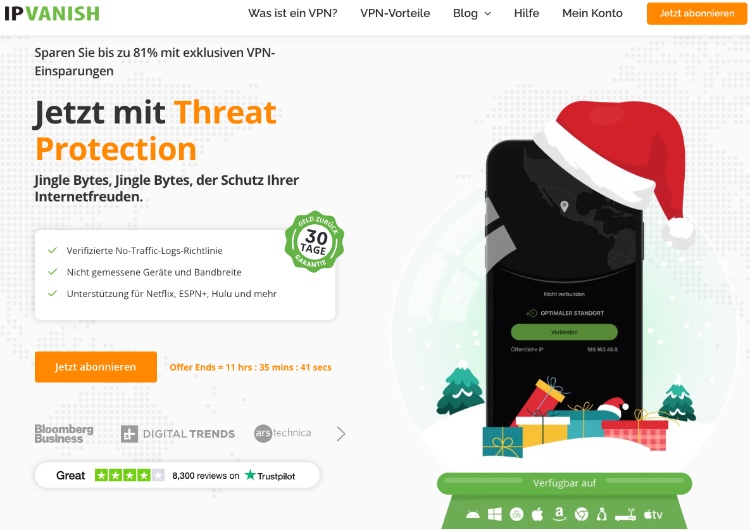streaming vpn von ipvanish