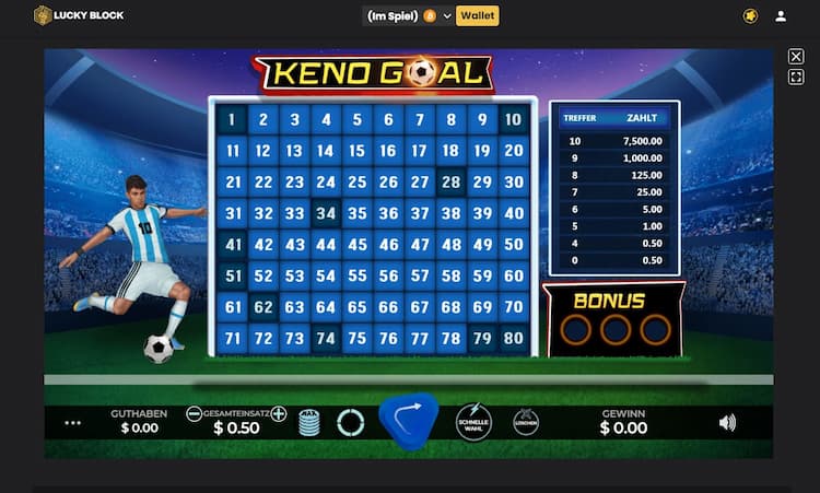 Keno Goal