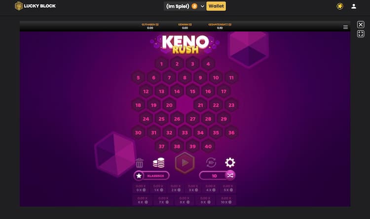 Keno Rush