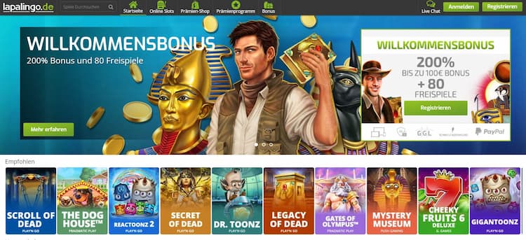 Lapalingo MiFinity Online Casino