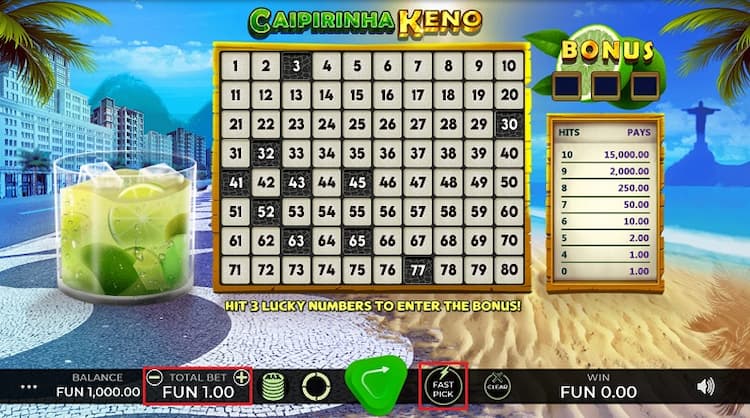 So spielen Sie Keno im Casino