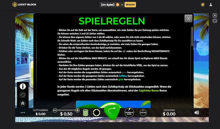 Wie man Keno spielt