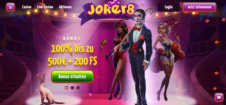 Joker8- Beste Echtgeld Online Casino