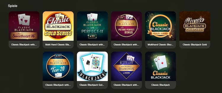 Blackjack spielen