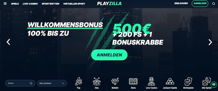 Playzilla- Beste Echtgeld Online Casino