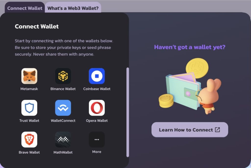 Wallet mit PancakeSwap verbinden