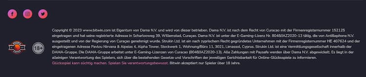 Sicherheit & Bitwin Casino Lizenz