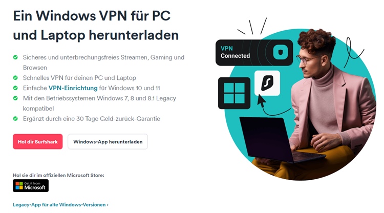 Surfshark kostenloser VPN