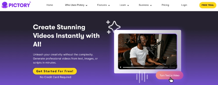 pictory ai content