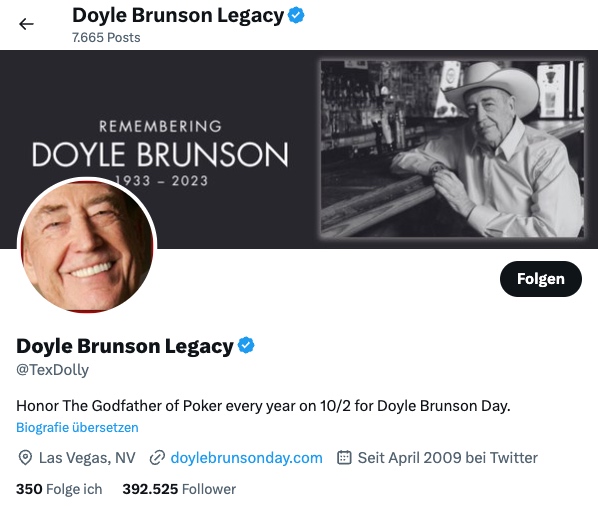 Doyle brunson poker