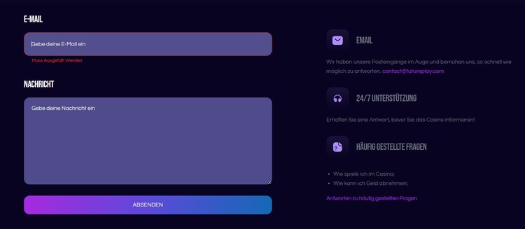 FuturePlay Support