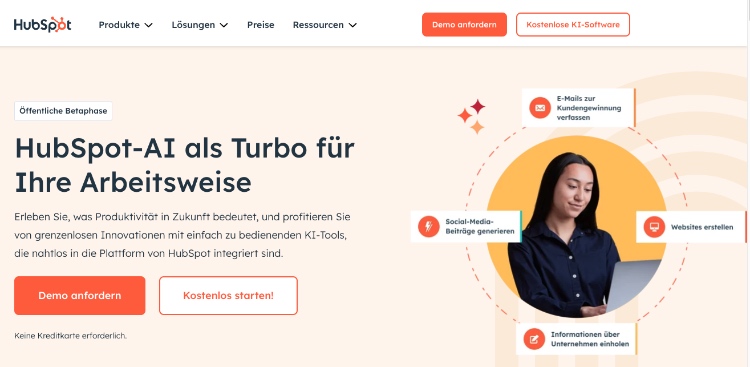 hubspot kostenloses ki tool