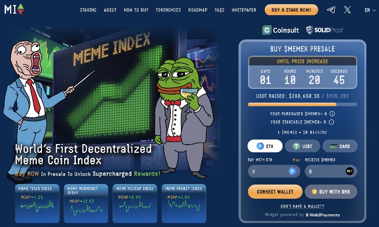 meme index 100x krypto