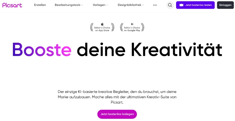 picsart kostenloses ki tool