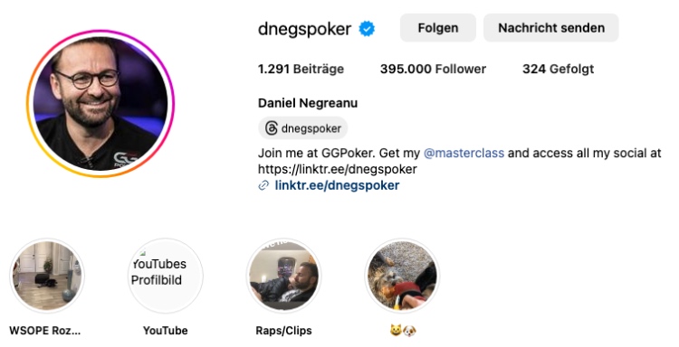 daniel negreanu instagram