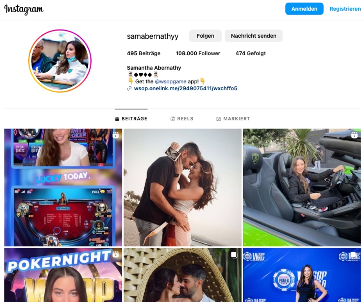 samantha abernathy instagram