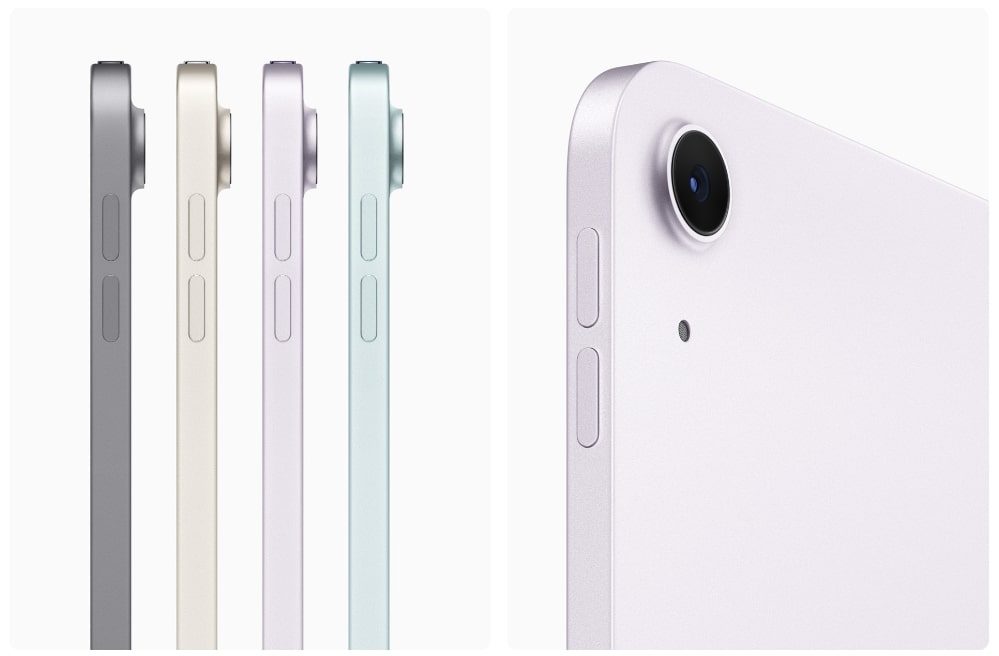 Farben des Apple iPad Air 2024