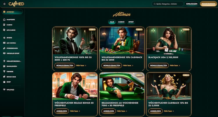 Cashed Casino Bonus