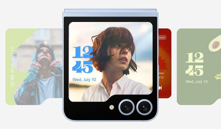 Display-Technologie auf dem Galaxy Z Flip 6