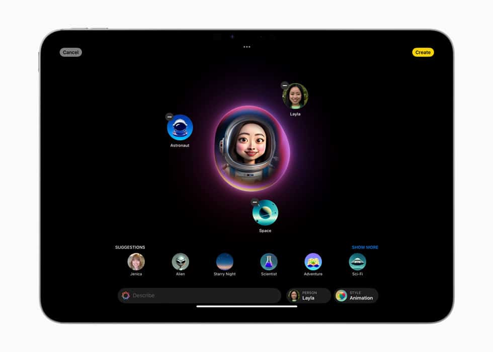 Genmoji und Image Playground