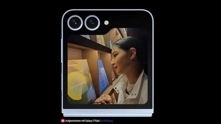 Kamerasysteme auf dem Galaxy Z Flip 6