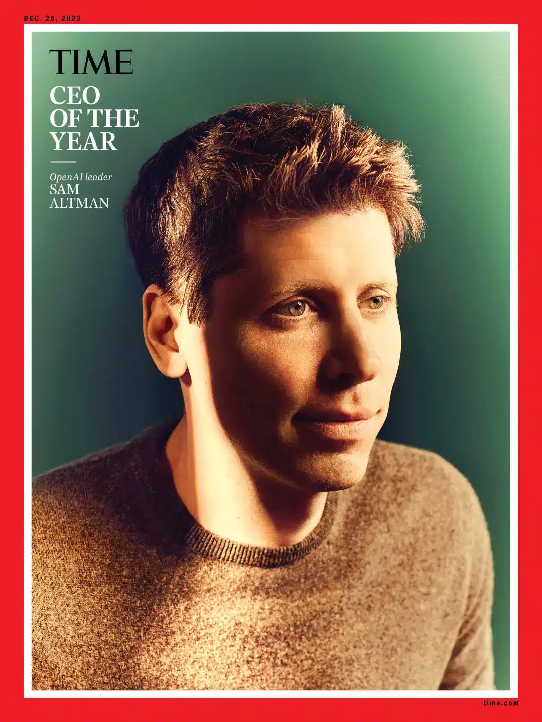 Sam Altman CEO of the Year Time