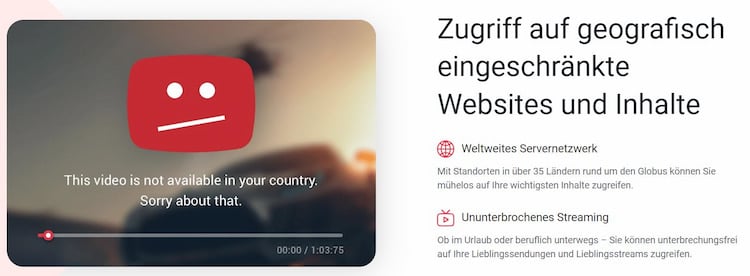 Umgehung von Geoblocking