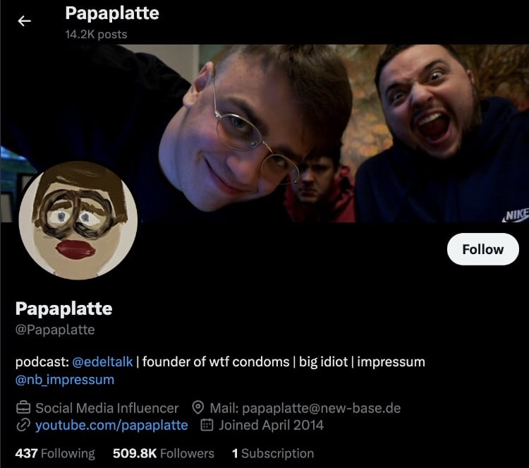 papaplatte X