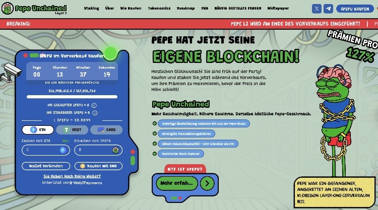 pepe unchained chatgpt krypto prognose