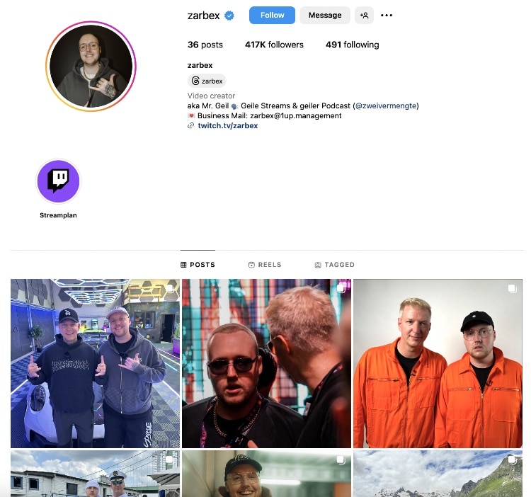 zarbex instagram