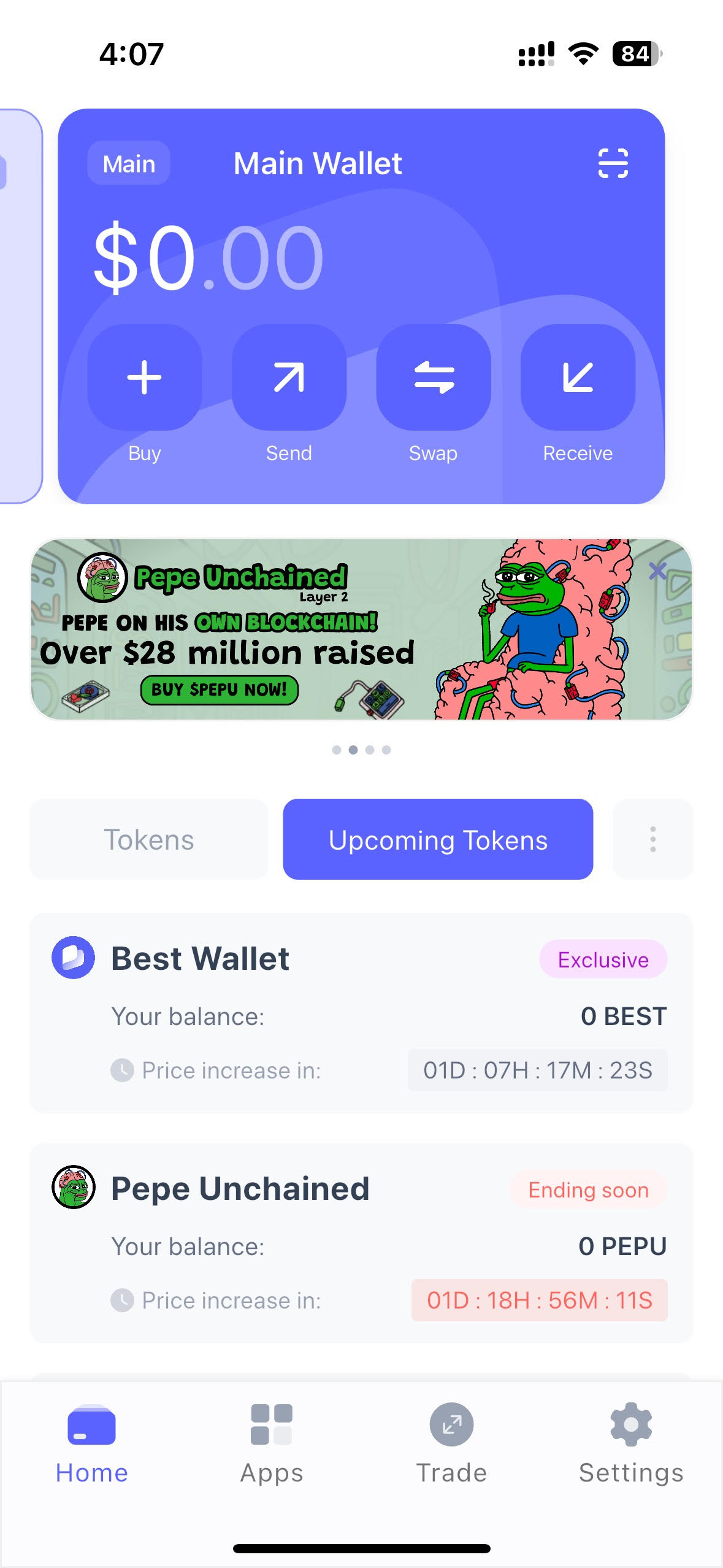 best wallet token kauf