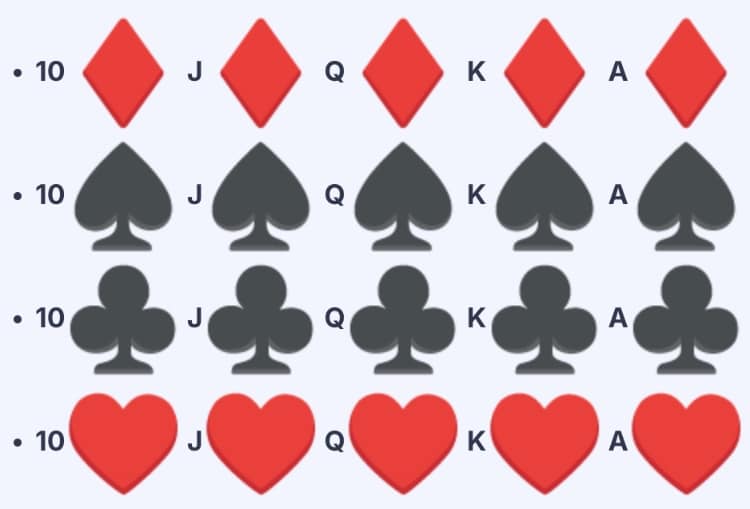 royal flush poker