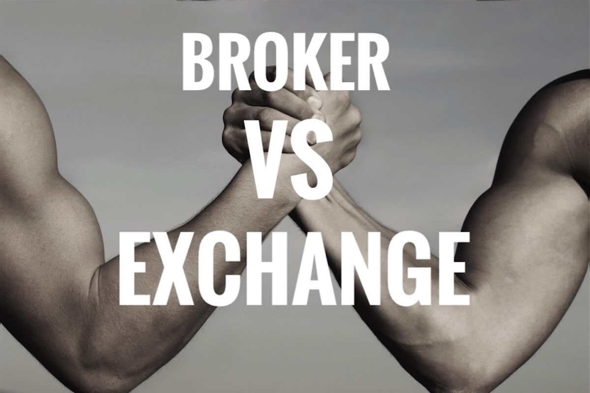 exchanges vs brókers