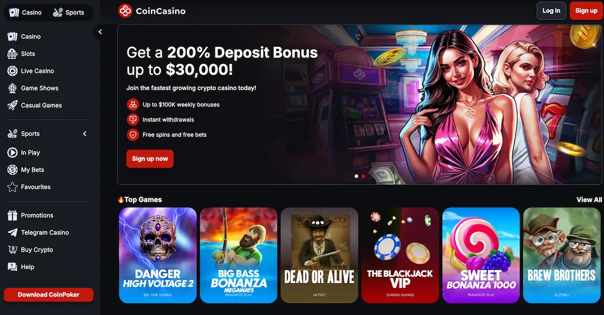 coincasino crypto casino