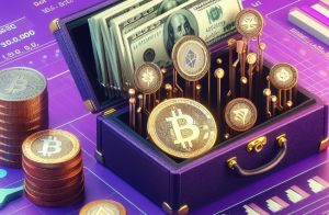 diferentes monedas en una maleta