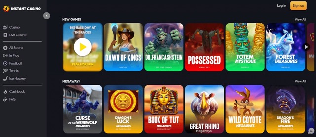 instant casino