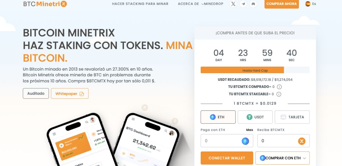 Qué criptomonedas comprar en España Bitcoin Minetrix