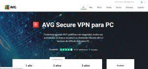 AVG Secure Vpn gratis de España