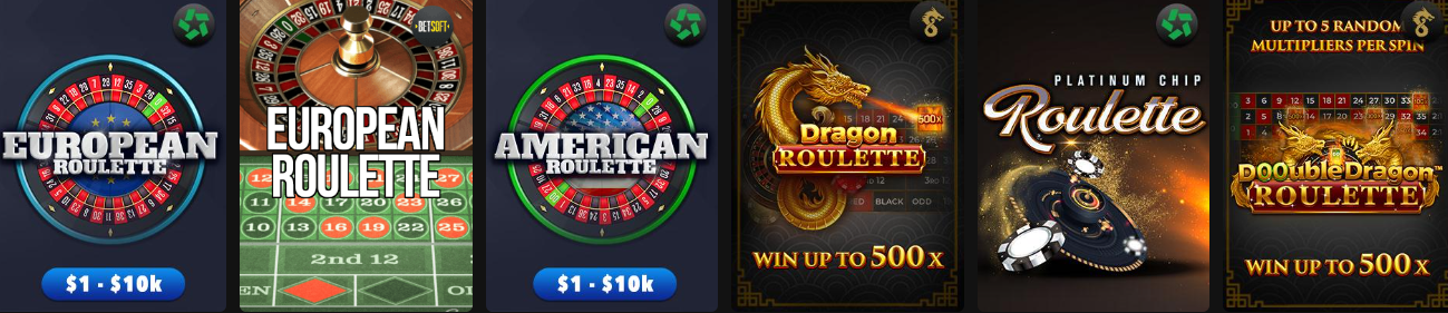 Mejores ruletas online en casinos USA