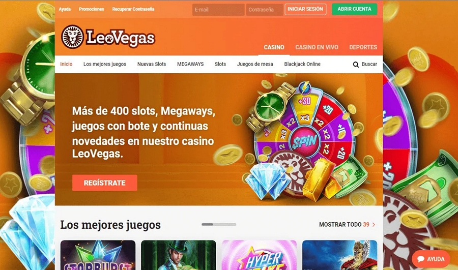 LeoVegas Casino Apuestas