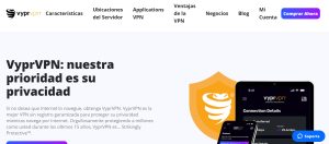 VyprVPN una de las mejores vpn gratis de España