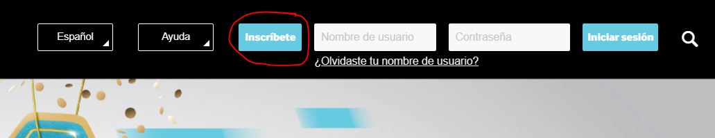 Registro en Betway