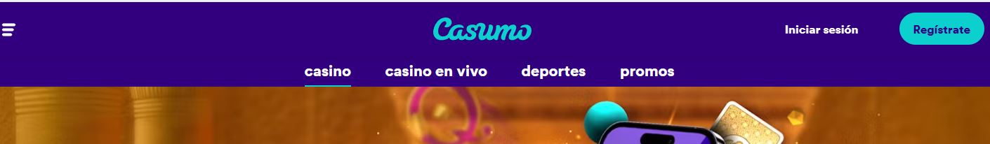 Registro en Casumo