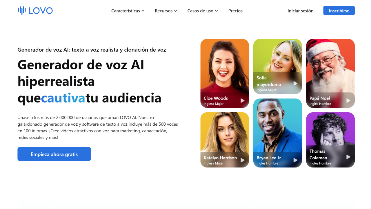 Generador de voz IA gratis