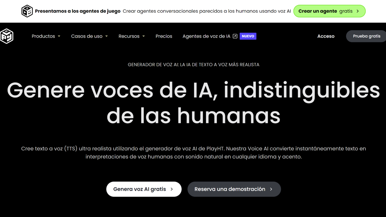 No dejes de conocer a PlayHT, un Generador de voz IA gratis de alta calidad