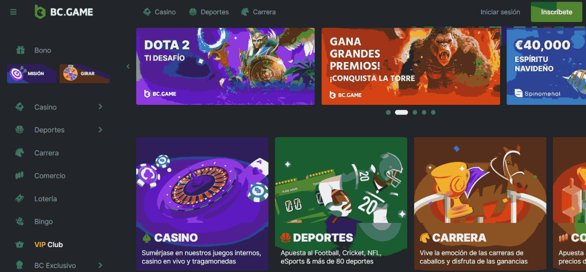 Solana casino BC.Game
